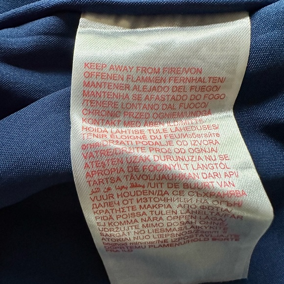 Vero Moda Bomber Jacket Deep Blue Soft Fabric Full Zipper Size M - Picture 13 of 14